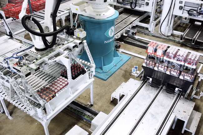 robotic layer mixed palletizing cell