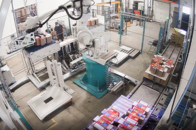 robotic destacker and restacker