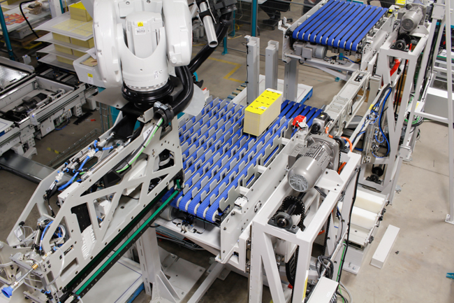 robotic destacker and restacker