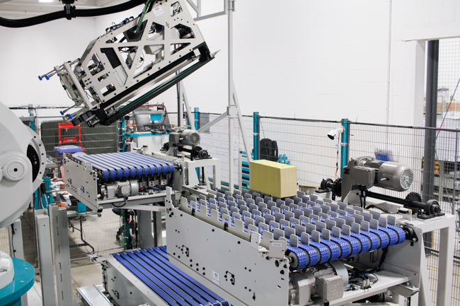 robotic destacker and restacker