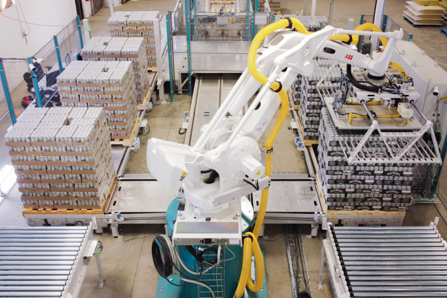 robot depalletiseur numove