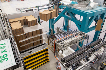 Folding carton automation destacking