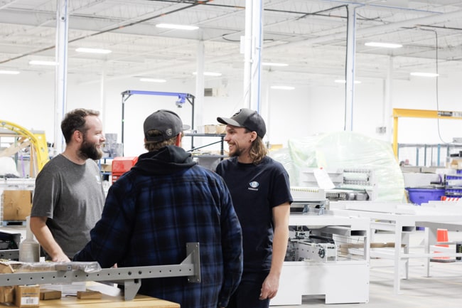 NūMove's employees talk to each other