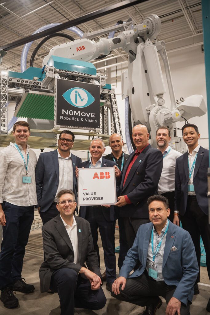 ABB and NuMove team with the ABB Value Provider Plaque