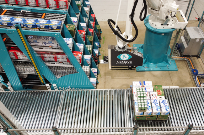 RAPTOR's palletizing section